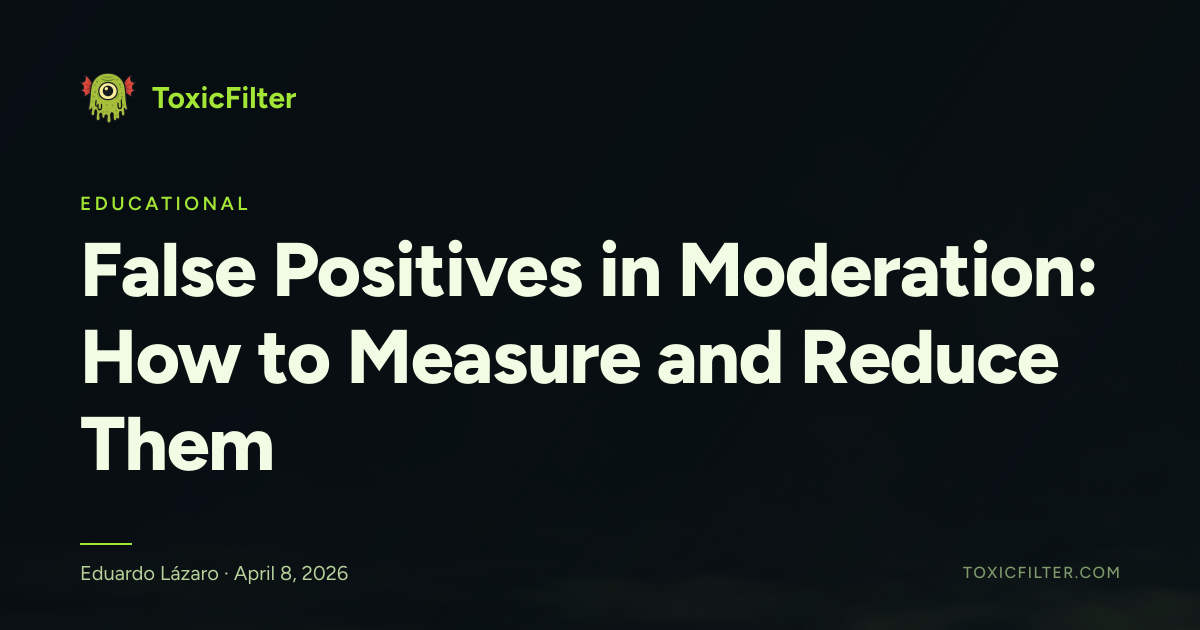 False Positives in Moderation: How to Measure and Reduce Them