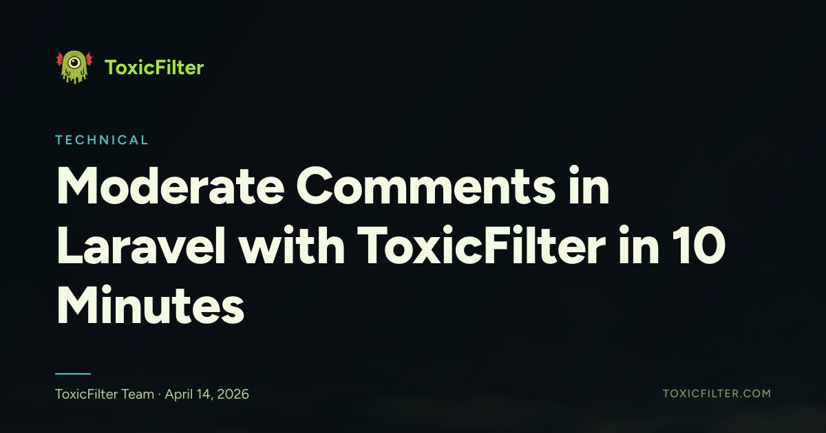 Moderating Comments in Laravel with Laratox